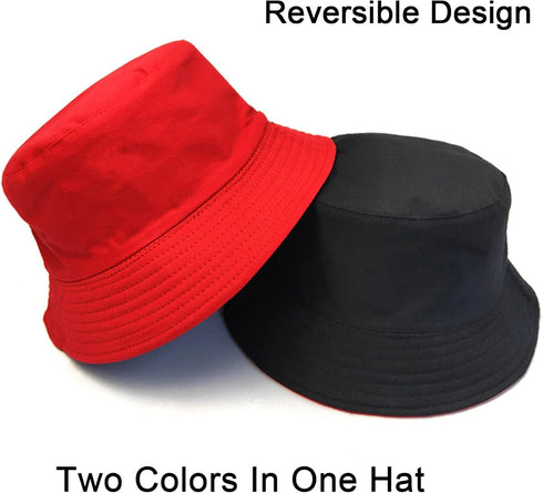 PFFY Bucket Hat for Women Men Cotton Summer Sun Beach Fishing Cap