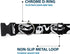 Buckle-Down Dog Collar - Plastic Clip Nightmare Before Christmas Zero Expressions, 11 to 17 Inches, 1.0 Inch Wide
