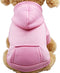 Jecikelon Winter Dog Hoodie Sweatshirts with Pockets, Warm Clothes for Small Dogs, Chihuahua Coat, Pink, Small