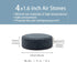 1.6 Inch Air Stone for Aquarium - Air Stone for Fish Tank and Hydroponics Air Pump