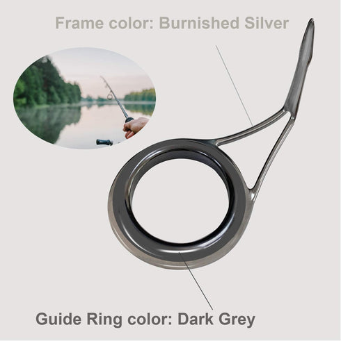 THKFISH Rod Repair Kit, Ceramics Tips and Stainless Steel Guides for Fishing Rod Repair