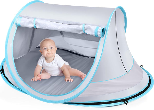 Baby Beach Tent,Large Pop Up Beach Tent Sun Shade for Beach,Portable Baby