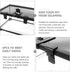 Totority 6pcs Cylinder Lock Clips for Snake Tank Aquarium, Escape Screen Clip for Glass Cover Support Holder