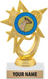5.5" Gold Dairy Goat Trophies, Custom Astral Star Dairy Goat Trophy Award