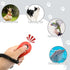 yuntop 4 Pieces Pet Training Clicker Set with Wrist Strap and Treat Pouch for Puppy, Cats & Birds (White, Red, Orange,
