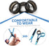 16pcs Silicone Finger Rings Inserts for Comfortable Hair Cutting and Grooming, Protectors for Barber Shears and Pet