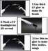 Fly Tying UV Clear Glue and Power Light Combo with 12 LED Light for Building Flies and Gluing Eyes