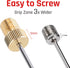 ETENWOLF Brass Ball Pump Needles with Storage Case, No Break Heavy Duty Air Pump Needles for Balls, Stainless Steel