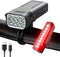 Victoper Bike Light Set, High Lumens Super Bright USB Rechargeable Headlight & Tail Light, 6+4 Modes, Waterproof