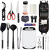 High Capacity Camp Kitchen Organizer, Portable Storage Bag with Hooks and Paper Towel Holder