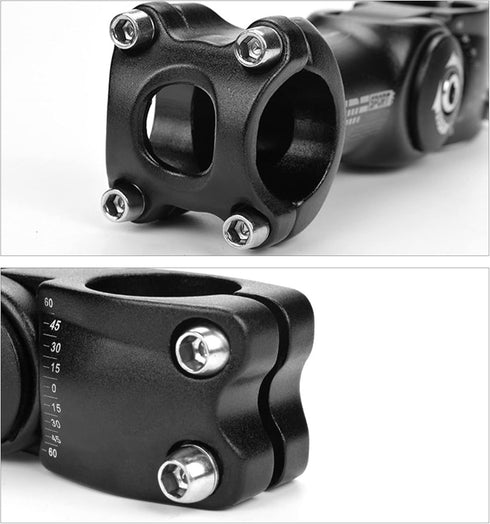 Himiway Bike Stem 110mm Adjustable MTB Stem, Aluminum Alloy Bicycle Handlebar Stem Extender Riser for Most Mountain