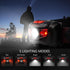 Vekkia Ultra Bright LED Headlamp, 5 Lighting Modes, White & Red LEDs, IPX6 Waterproof for Running, Cycling, Fishing,