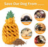 Pineapple Dog Toys for Large Dogs, Indestructible Chew Toys for Small Medium Dogs, Tough Puzzle Toys