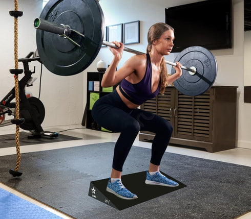 SEWD Squat Wedge - Extra Large 20 Degree Slant Board for Heel Elevated Squats, Ideal for Home Gym and Trainers
