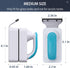 4 Inch Pawfly Aquarium Strong Magnetic Brush Stain Cleaner with Detachable Stainless Steel Scraper and Non-Slip Handle
