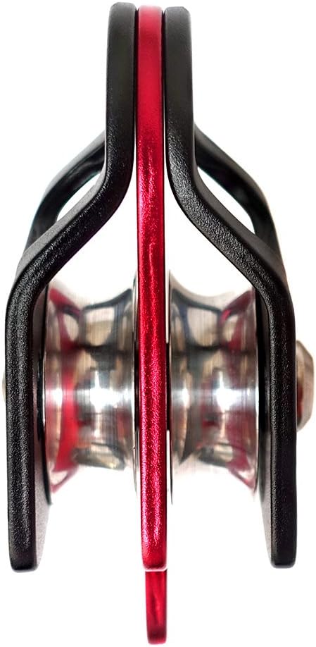 GM CLIMBING 40kN Micro Double Pulley Prusik Minding Ball Bearing for Arborist Tree Climbing Rigging