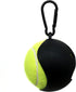 Dog Toy Ball Holder - Hands-Free Leash Attachment for All Breeds, Fits Standard Tennis Balls (Black)