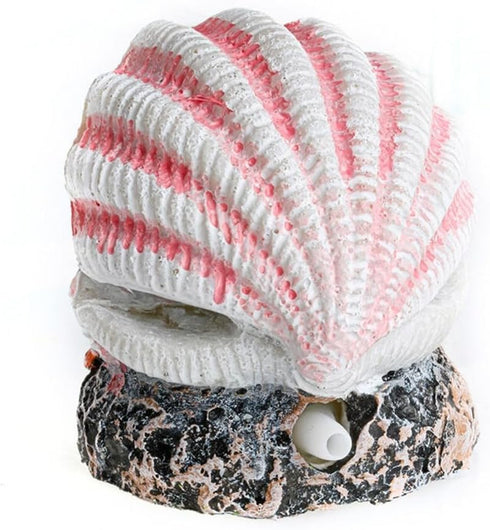 1PCS Pearl Shell Ornament for Fish Tank, Tropical Clam Decoration