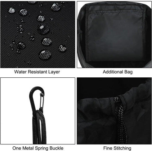 High Capacity Camping Cookware Mess Kit Bag, Heavy Duty Water Resistant Organizer for BBQ Outdoor Cooking Essentials (1)