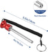 Weight Stack Pin, Magnetic Weight Pin, Automatic Drop Set Pins Gym, Weight Machine Pin with Pull Rope, Strength Training Equipment Replacement Weight Pins for Weight Stack Machine