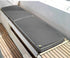 18" 17" 2-1/2") Oceansouth Boat Seat Cushion (Gray, Length x Width x Height Cushion Cover Sponge Bench Patio Chair seat