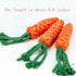Dog Toys 3 PCS Puppy Teething Chew Toys, Dog Rope Toys, Cat Chew Toys, Safe Braided Rabbit Toys