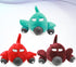 7.87 Inch Angoily Plane Shape Squeaky Dog Chew Toy Interactive Pet Toy for Teeth Cleaning Bite Resistant Sound Playing