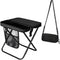 ABUUL 16" Portable Collapsible Stool - Folding Chair with Storage Pouch, Convertible Satchel