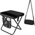 ABUUL 16" Portable Collapsible Stool - Folding Chair with Storage Pouch, Convertible Satchel