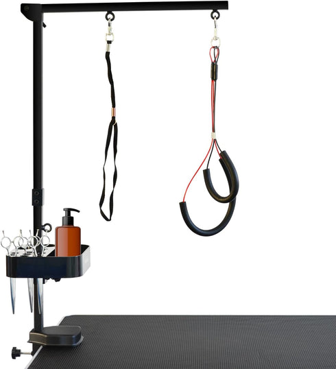 SHELANDY Pet Grooming Arm with Clamp for Large and Small Dogs, 35 inch Adjustable Height