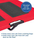 Internet's Best Elevated Dog Bed - Medium - Red - 30 x 24.5 - Cool Breathable Mesh - Indoor/Outdoor Use
