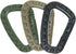 Tactical Carabiner Keychain 6 Pack, Durable Plastic Carabiners, Lightweight Utility Hooks for Backpacks