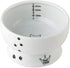 Necoichi Raised Cat Water Bowl, Elevated with Measurement Lines, Dishwasher and Microwave Safe, Regular Size
