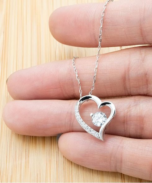 EzGift Funny Unmarried Woman Necklace Pendant Thanks For Always Be There Needed Most Cute Thank You Gift Mentor