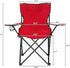 Kcelarec 1-Red) Portable Folding Camping Outdoor Beach Camp Chair, Sports Chair, Outdoor Chair & Lawn Chair (Style