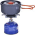 Portable Windproof Camping Gas Stove, Foldable Backpack Electronic Stove Head for Outdoor Cooking, Hiking, Camping