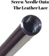 TOFL Softball and Baseball Glove Lace Kit, 2 Leather Laces with Lacing Needle for Mitt Repair