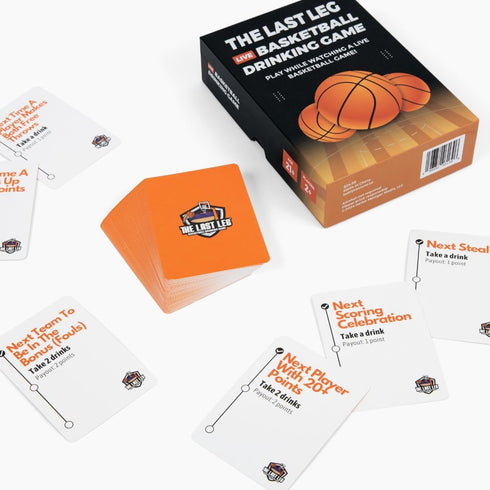 The Last Leg - Beer Pressure Live Basketball Drinking Game for Game Days, Tailgates, Parties, and Pre Games