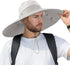 Super Wide Brim Fishing Hat - UPF 50+ Sun Safari Hat with Removable Neck Face Flap