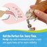 Cat Nail Clippers Set, Professional Grooming Tools for Cats' Nails, Safety Guard, Free Nail File, Razor Sharp Blades