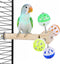 Matutinus Bird Stand Perch Toy with Rotating Balls, Bird Toys for Parakeets, Ideal