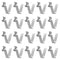 HARFINGTON 20pcs Single Button Kayak Paddle Snap Spring Clip, 20mm x 3.8mm for Camping