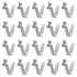 HARFINGTON 20pcs Single Button Kayak Paddle Snap Spring Clip, 20mm x 3.8mm for Camping