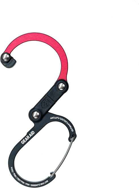 GEAR AID HEROCLIP (Mini) Carabiner Gear Clip and Hook, for Hanging Bags, Purses, Lanterns, Strollers, Tools, Helmets, Water Bottles, and More by GEAR AID
