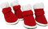 URBEST 2 Pairs Santa Red Christmas Puppy Shoes Boots, 5#