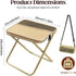 Backpack 2026 Foldable Stool, Portable Folding Camp Stool, Foldable Chair can Turned Into a Satchel, Lightweight Seats