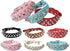 Dogs Kingdom Soft Leather Mushrooms Rivet and Spikes Studded Adjustable Buckle Pet Dog Collar for Small Medium Large