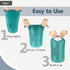 Frelaxy Waterproof Dry Bag 2 Pack/3 Pack, Lightweight Portable Dry Bags, 5L & 15L & 25L Set for Hiking, Camping