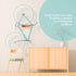 WOKK Wooden Bike Wall Mount - Horizontal Bicycle Rack for Home or Garage, Elegant Indoor Storage