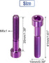 uxcell Pink Universal M6x35 Bike Stem Bolt, Bicycle Headset Stem Bolt Accessory
